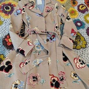 EUC Anthropologie Pansy Corset Trench size 2